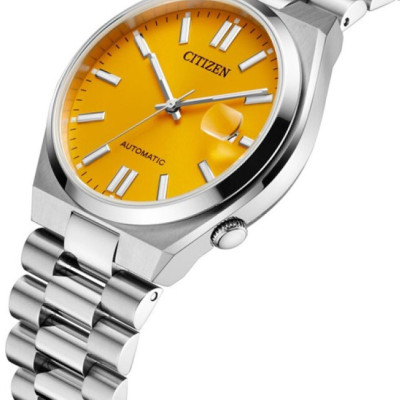 Đồng Hồ Nam Citizen Dây Kim Loại Máy Cơ-Automatic NJ0150-81Z - Mặt Vàng (Sapphire)