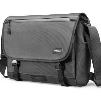 Túi Đeo Vai For Ultrabook 13″-13.5″ TOMTOC (USA) Cross Body Messenger Multi-Function Waterproof A47-C01D (Đen) - Hàng Chính Hãng