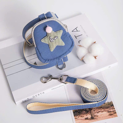 DÂY DẮT DÂY XÍCH BALO NGÔI SAO THÚ CƯNG DÀI 120CM TỪ 0.5-3KG DÀNH CHO THÚ CƯNG CHÓ MÈO