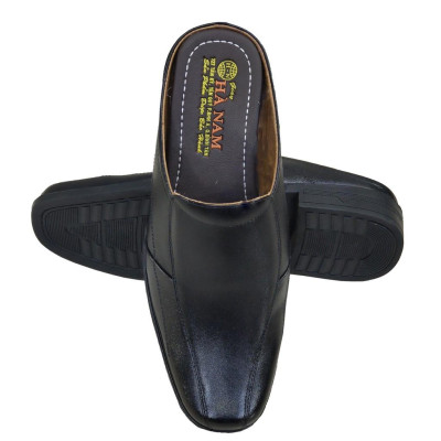 Dép Bít Mũi Nam Da Bò Thật TiTi ĐÔ Cao Cấp GSB20138