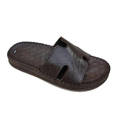 Dép Nam Quai Ngang HÀ NAM Da Bò Thật Cao Cấp DNA2210