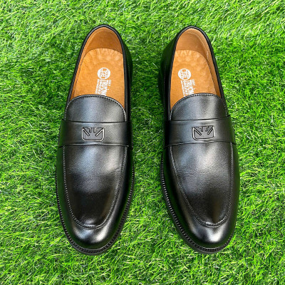 Giày tây nam công sở da bò màu đen Trường Hải đế cao su GT2280