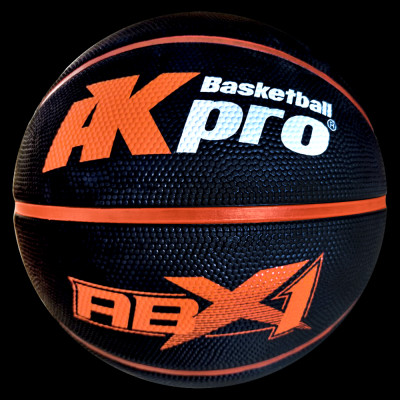 Bóng rổ Cao su AKpro ABX1 - màu Đen
