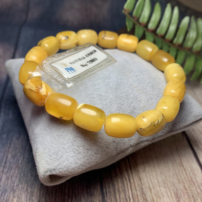 Vòng Hổ Phách Balan vàng cao cấp Hadosa