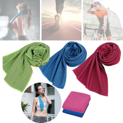 Khăn Lạnh Thể Thao Làm Mát,Thấm Hút Mồ Hôi Đa Năng MÀU XANH
