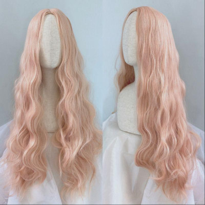 Tóc giả 2 mái xù sóng - Tặng lưới chùm tóc