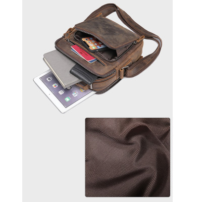 Túi đeo chéo nam DA BÒ THẬT phong cách mới  - BEE GEE DCN9216