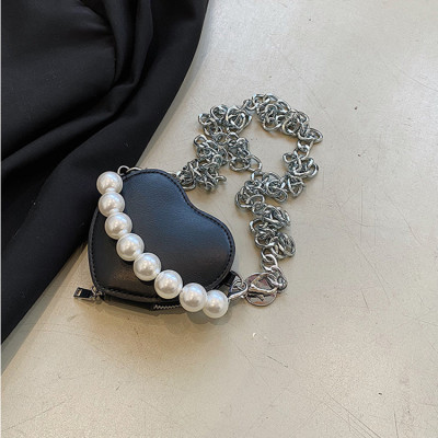 Dây đeo túi xách phối ngọc trai to nổi bật dây thay thế đeo túi ví nữ phụ kiện túi xách