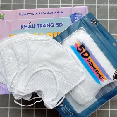 [Combo 100 Cái] Khẩu Trang 5D Cao Cấp 3 Lớp Kháng Khuẩn, An Toàn Và Tiện Lợi - HÀNG CHÍNH HÃNG MINIIN
