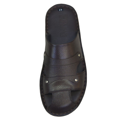 Dép Bít Mũi Nam HÀ NAM Da Bò Thật Cao Cấp GSB2087