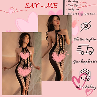 Bộ Bodysuit Lưới Toàn Thân Xẻ Đáy Táo Bạo, Tôn Dáng Tối Đa Và Khơi Gợi Sự Quyến Rũ Tự Nhiên C044