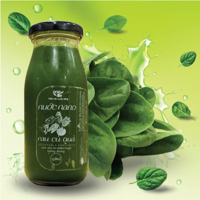 Nước Ép Rau Củ - Cải Bó Xôi (Bina) - 250ml