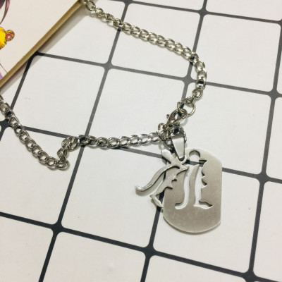 Dây chuyền, vòng cổ Death Note logo L nhiều mẫu ngẫu nhiên 