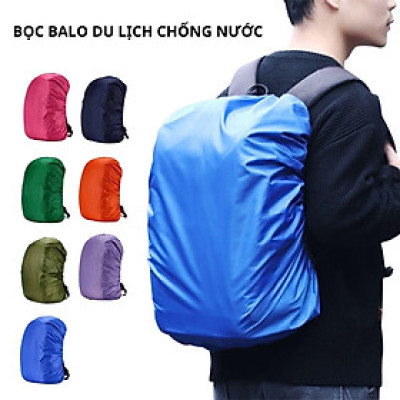 Vải bọc  balo du lịch cho nam và nữ , áo chống thấm nước khi mưa , bụi bẩn khi trời nắng , trơn , thiết kế chun đàn hồi có thể điều chỉnh kích thước theo balo , nhỏ gọn rất hợp với du lịch ,phượt 