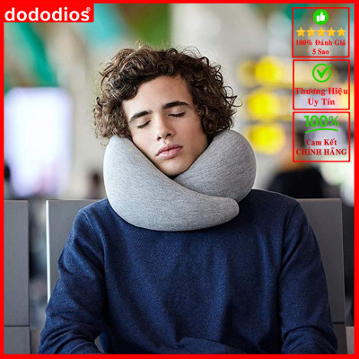 Gối Ngủ Du Lịch Chất Liệu Memory Foam Mật Độ Cao - Gối Ngủ Văn Phòng Thông Minh Cao Cấp Chính Hãng Dododios – Kèm Túi Vải Nhung Đựng Gối Ngủ Chữ U Văn Phòng