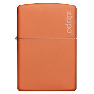Bật Lửa Zippo Orange Matte with Zippo Logo 231ZL