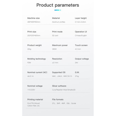 Máy in 3d Creality Ender 6 khổ in 250*250*400mm