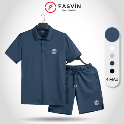 Bộ Quần Áo Thể Thao Nam Polo FASVIN AB25659.HN Mềm mại co giãn thoáng mát