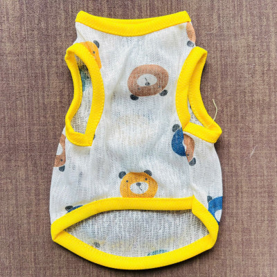 ÁO THUN BA LỖ THÔNG HƠI SIÊU CUTE TỪ 1-7KG DÀNH CHO THÚ CƯNG CHÓ MÈO