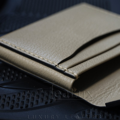 Ví Da Nam Nữ Đựng Giấy Tờ Cũ Handmade LEALUX Holder Handmade 2