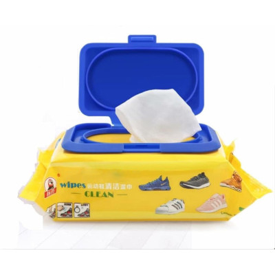 Gói 30 tờ giấy ướt lau giày vàng chuyên dụng - Hàng Nhập Khẩu