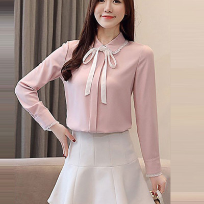 Áo Sơ Mi Nữ Dài Tay Thanh Lịch