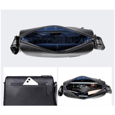 Túi đeo chéo nam DA BÒ THẬT - BEE GEE DCN9426