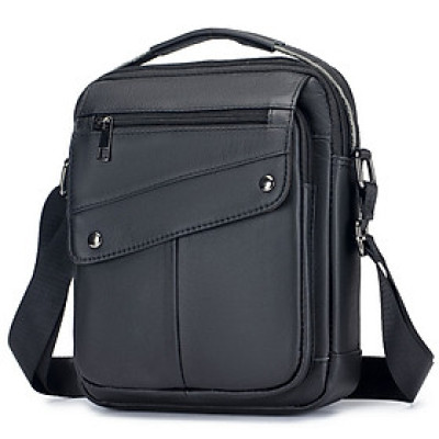 Túi đeo chéo nam DA BÒ THẬT – BEE GEE DCN9385