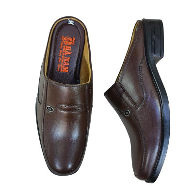 Dép bít mũi nam,Sabo nam HÀ NAM da bò thật cao cấp GSB20156