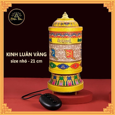 Kinh luân điện -Bánh xe cầu nguyện cắm điện, có kinh bên trong.