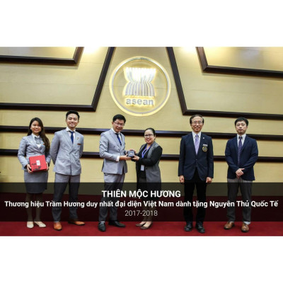 Vòng tay trầm hương - Đồng Tâm Song Hỷ - Thiên Mộc Hương