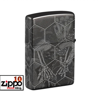 Bật lửa Zippo 46425 Mushroom Skulls Design - Chính hãng 100%