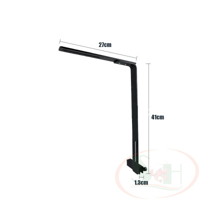Giá chân treo đèn OEM chữ L dẹp hợp kim nhôm kẹp thành hồ bể cá tép thủy sinh