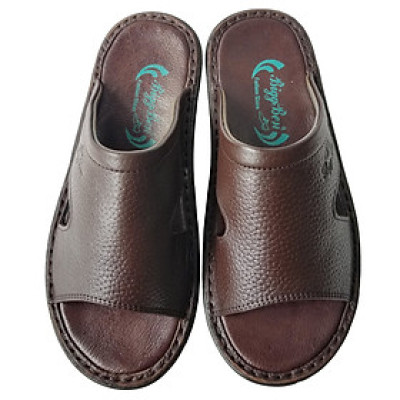 Dép Nam Quai Ngang BIGGBEN Da Bò Thật DN355