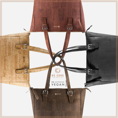 Túi Đeo Vai Nữ Satchel - HGcork Corkor CK149 - Da Cork Thực Vật Cao Cấp - Hàng Chính Hãng, Sản Xuất Tại Bồ Đào Nha