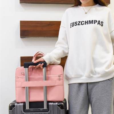 Túi chống sốc dành cho laptop macbook surface chất vải chống nước có dây đeo chéo dáng mỏng gọn - Hàng chính hãng