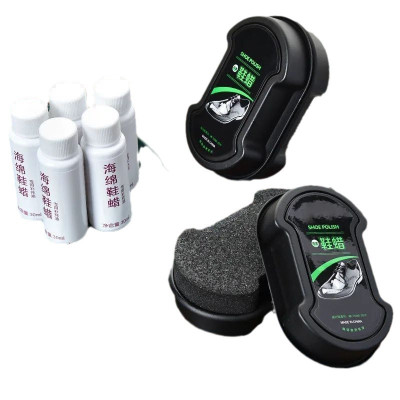 Set dụng cụ làm sạch giày - Xi mút  + sáp đánh bóng giày , dép , túi xách ,cặp ,bằng da  , thiết kế nhỏ gọn vô  cùng tiện lợi