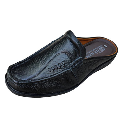 Dép Bít Mũi Nam Da Bò Thật TiTi ĐÔ Cao Cấp GSB20146b