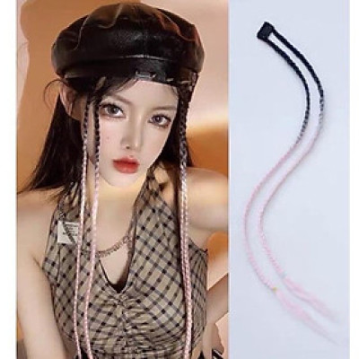 Light tóc giả tết bính rít sẵn kẹp tóc giả tết rít cao cấp