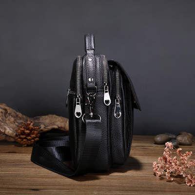 Túi đeo chéo nam DA BÒ THẬT – BEE GEE DCN9337