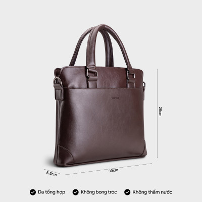 Cặp công sở Trita ( Thời trang nam phong cách đựng vừa laptop 14 inch - Cặp da TCA16 )