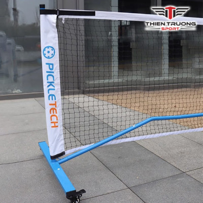 Trụ lưới di động Pickleball X-ACE dài 6,7m rộng 91cm, kết hợp 4 bánh xe có khóa 360° di chuyển và cố định thuận tiện