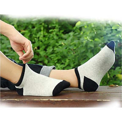 Combo 5 đôi tất vớ nam cổ thấp Casual 