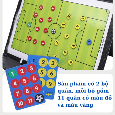 Bảng Ghi Chiến Thuật Bóng Chuyền Gấp Gọn – Dùng Cho HLViên Các Môn Thể Thao - Bảng Huấn Luyện Bóng Rổ/Bóng Đá/Bóng Chuyền – Full Set Nam Châm & Bút Bảng Ghi Chiến Lược Thể Thao Đa Năng – Dành Cho Huấn Luyện Viên