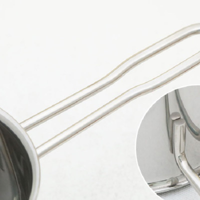 Nồi quánh bột Inox cao cấp không gỉ, bền, đẹp Tsubame, có tay cầm -hàng nội địa Nhật Bản 