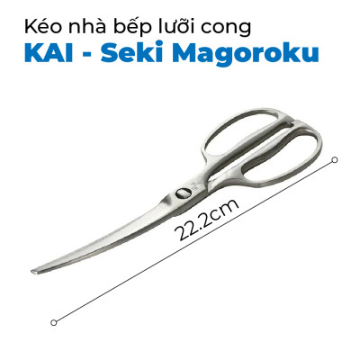 KAI - Seki Magoroku - Kéo nhà bếp lưỡi cong