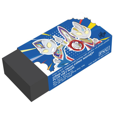 Bộ Dụng Cụ Học Tập 3 Món Ultraman - Plus 600-V027