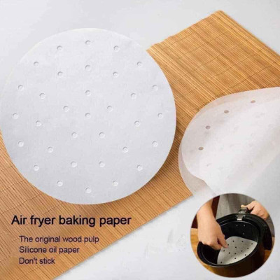 GIẤY NẾN ĐỤC LỖ SIZE 20 CM (TRẮNG) DÙNG CHO NỒI CHIÊN