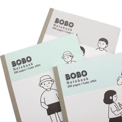 Tập Haplus BoBo - Kẻ Ngang - 200 Trang 60gsm - Hải Tiến 6904 (Mẫu Bìa Giao Ngẫu Nhiên)