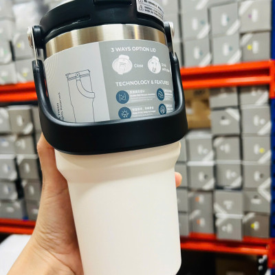 Cốc giữ nhiệt TYESO TS-8827 750ml tay cầm công thái học Chống tràn & Giữ nhiệt 12 tiếng